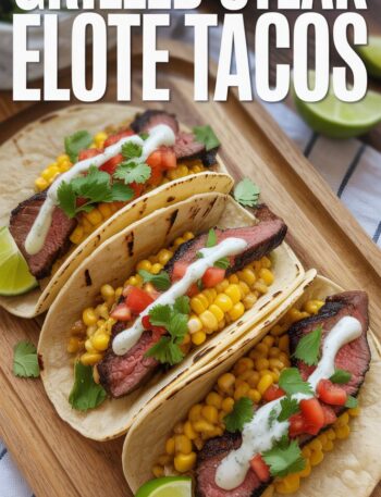 Grilled Steak Elote Tacos
